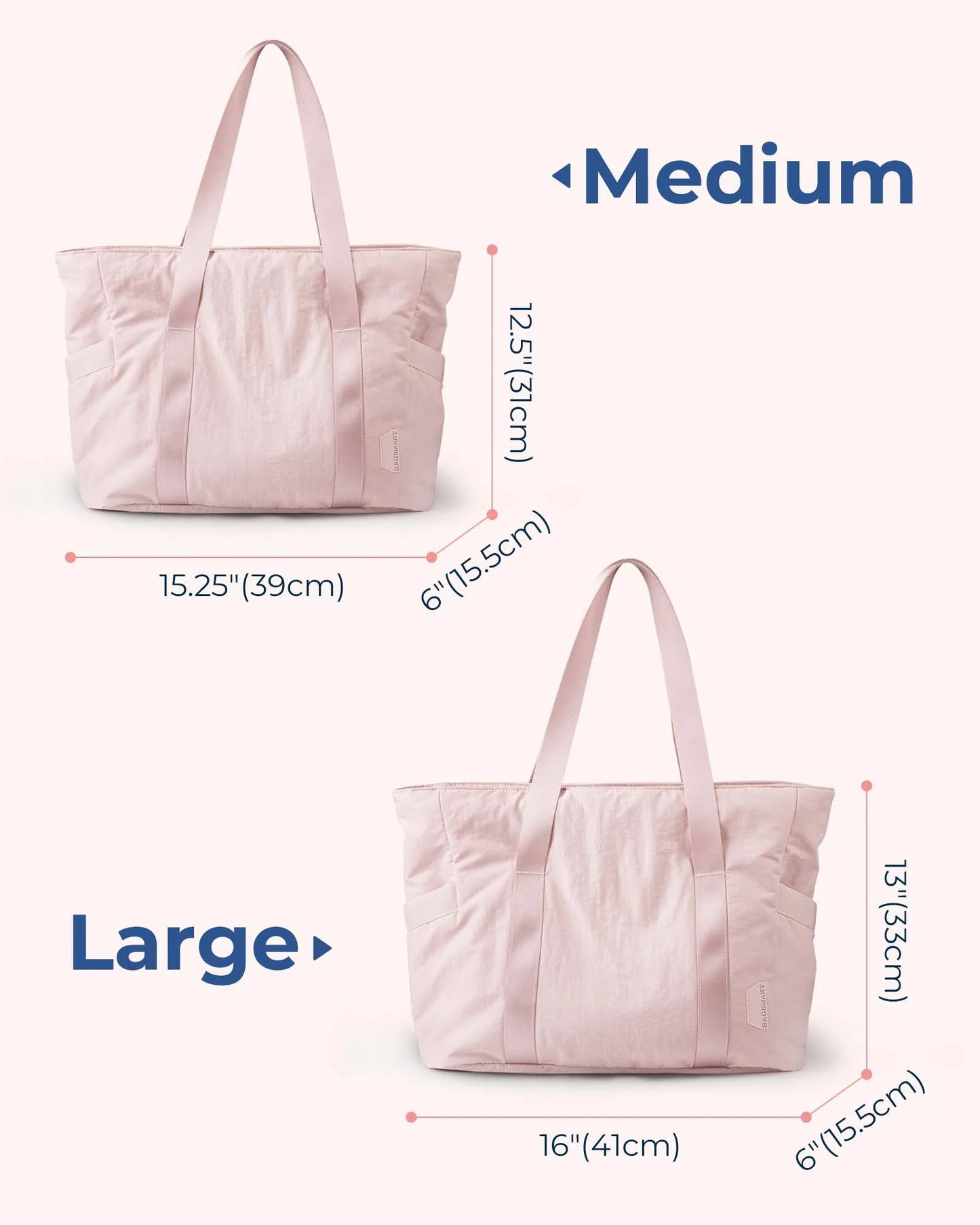 BAGSMART Tote Bag Women Large Capacity Crossbody Bags Handbag Shoulder Shopper Bag Women's Bags for University College