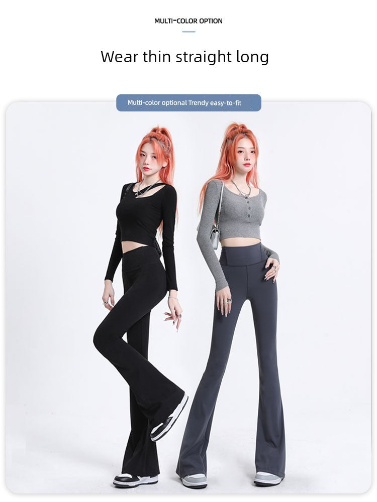 High Waist Hip Lift Exercise Workout Pants Outwear Micro-LA Yoga
