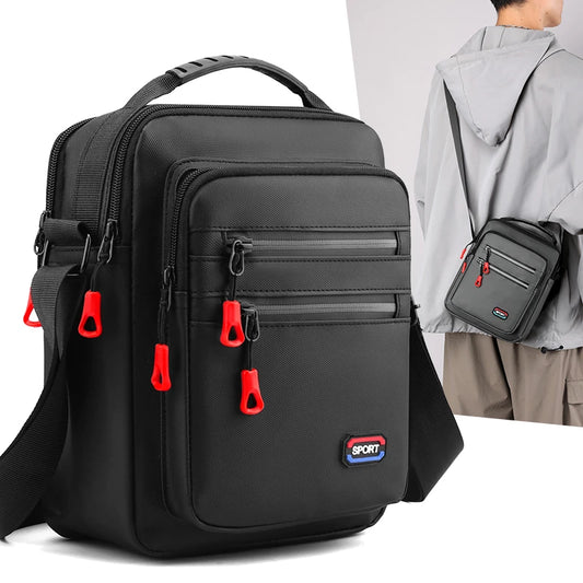 Men's business crossbody bag, office and leisure shoulder bag, for dad and husband (anniversary gift)