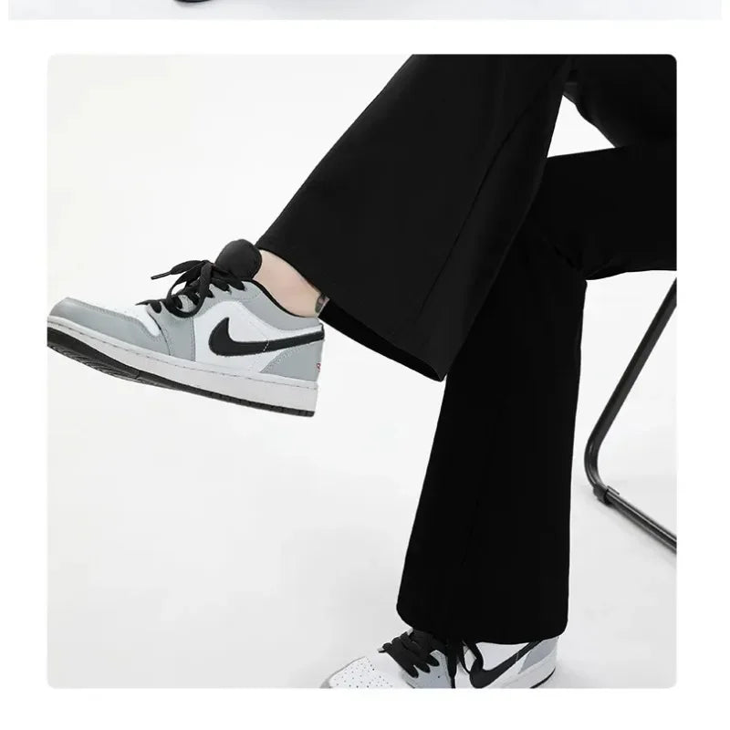 Women Trousers Flare Leggings High Waist Wide Leg Yoga Pants Seamless Fitness Workout Tights Gym Sports Casual Slimming Clothing