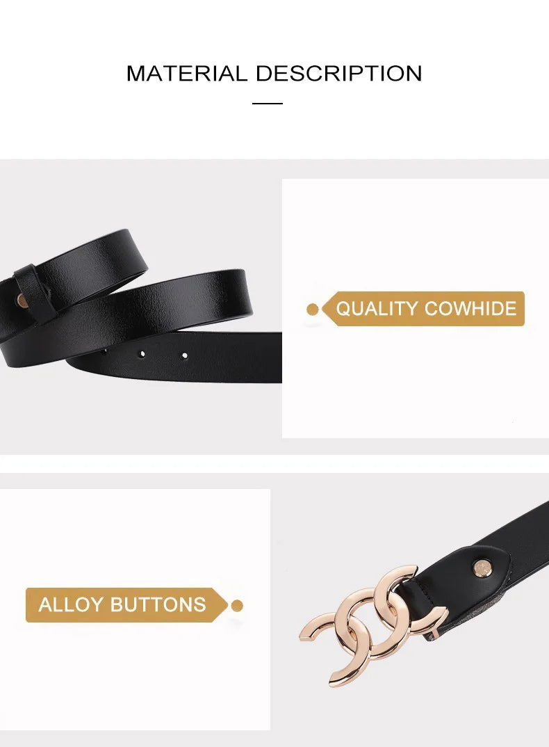Europe and the United States hot ladies leather belt decorative western pants girdle belt female cowhide retro belt