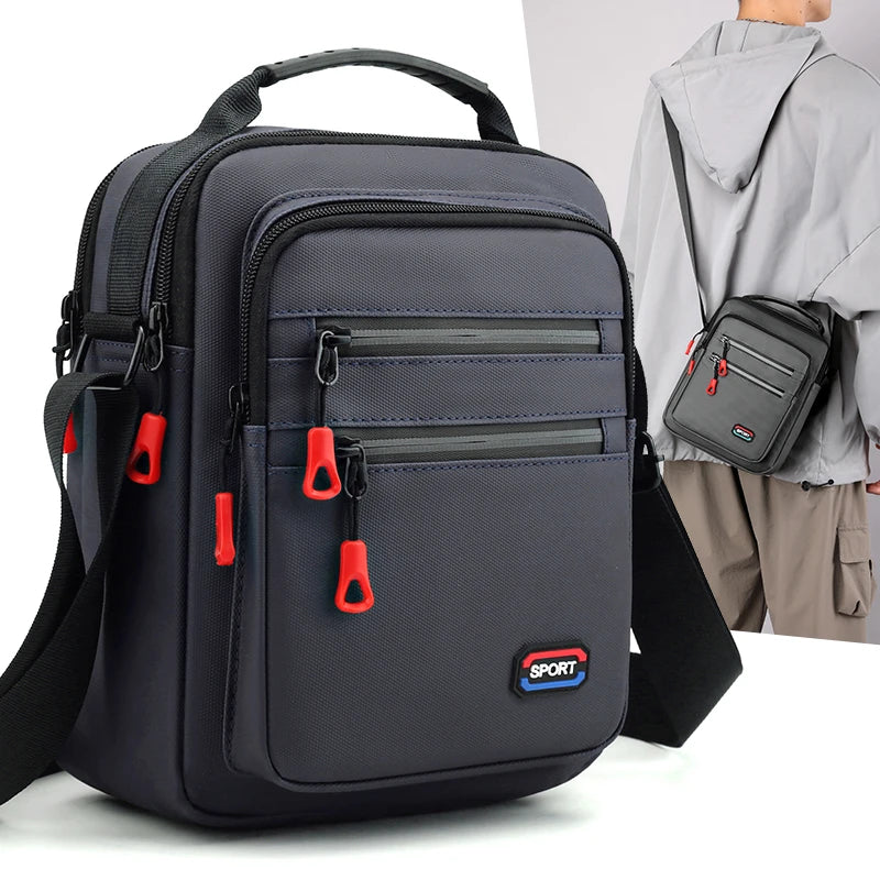 Men's business crossbody bag, office and leisure shoulder bag, for dad and husband (anniversary gift)