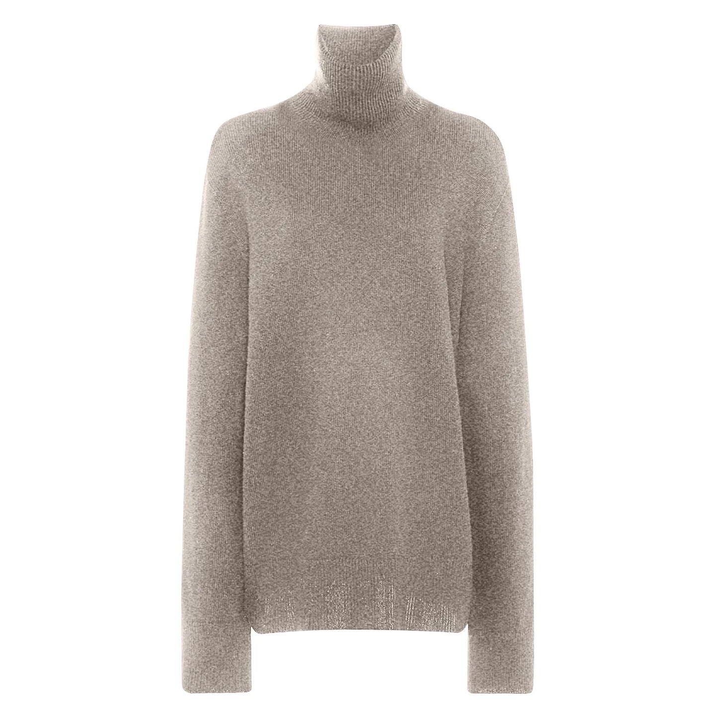 Women's Sweater Pullover Cashmere Pullover High Neck Wool Casual Knit Tops Autumn Winter Jacket Warm Pullover