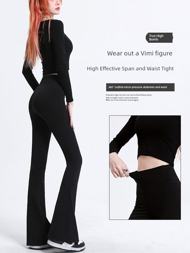 High Waist Hip Lift Exercise Workout Pants Outwear Micro-LA Yoga