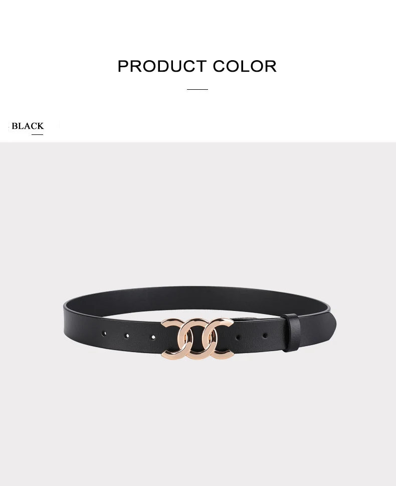 Europe and the United States hot ladies leather belt decorative western pants girdle belt female cowhide retro belt